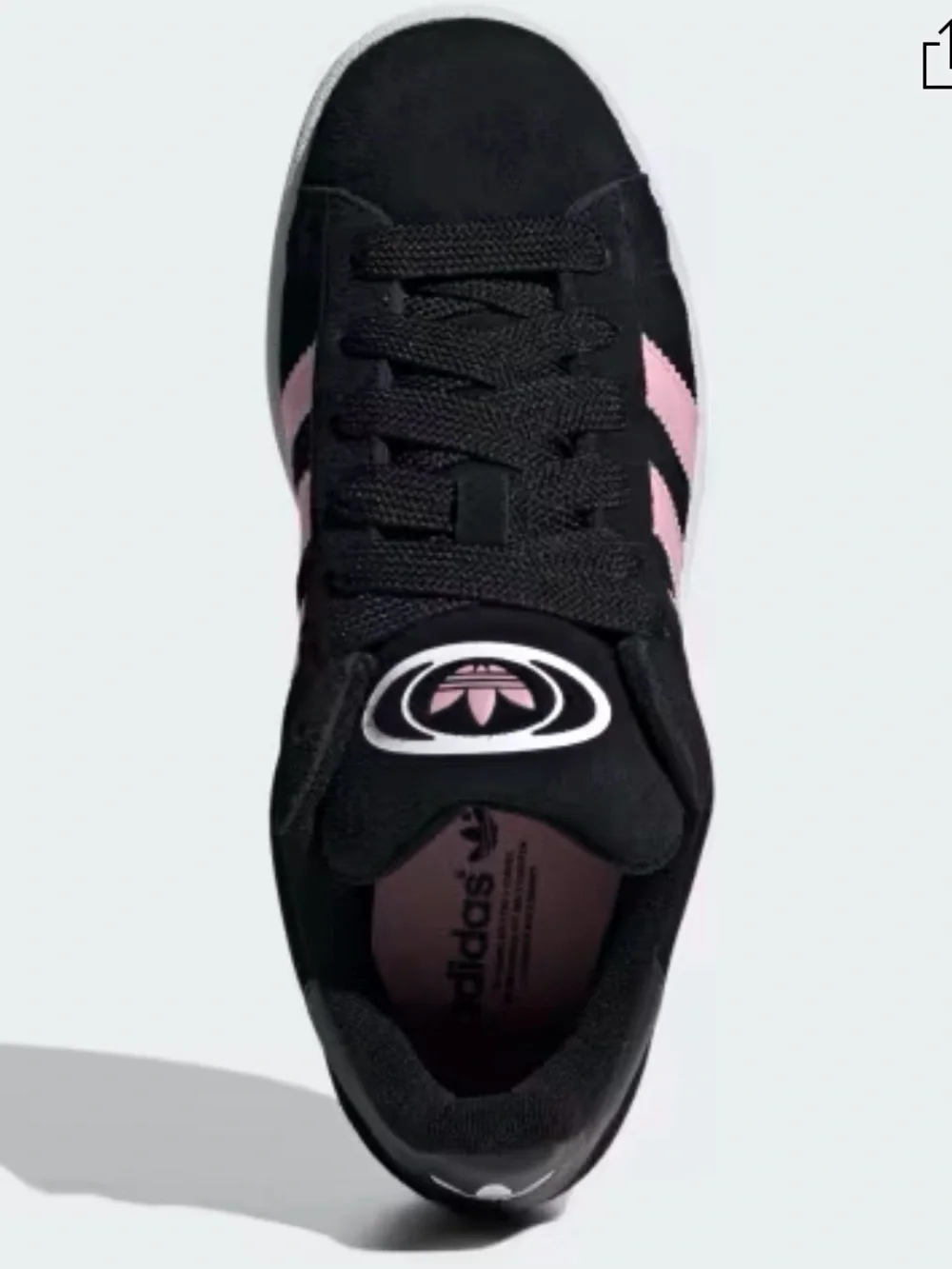 adidas Campus 00s Black Pink Suede Sneakers Y2K Skate Shoes Size 10 NIB